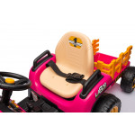 Elektrický traktor s vlečkou BBH-030 na diaľkové ovládanie 2,4G ružové